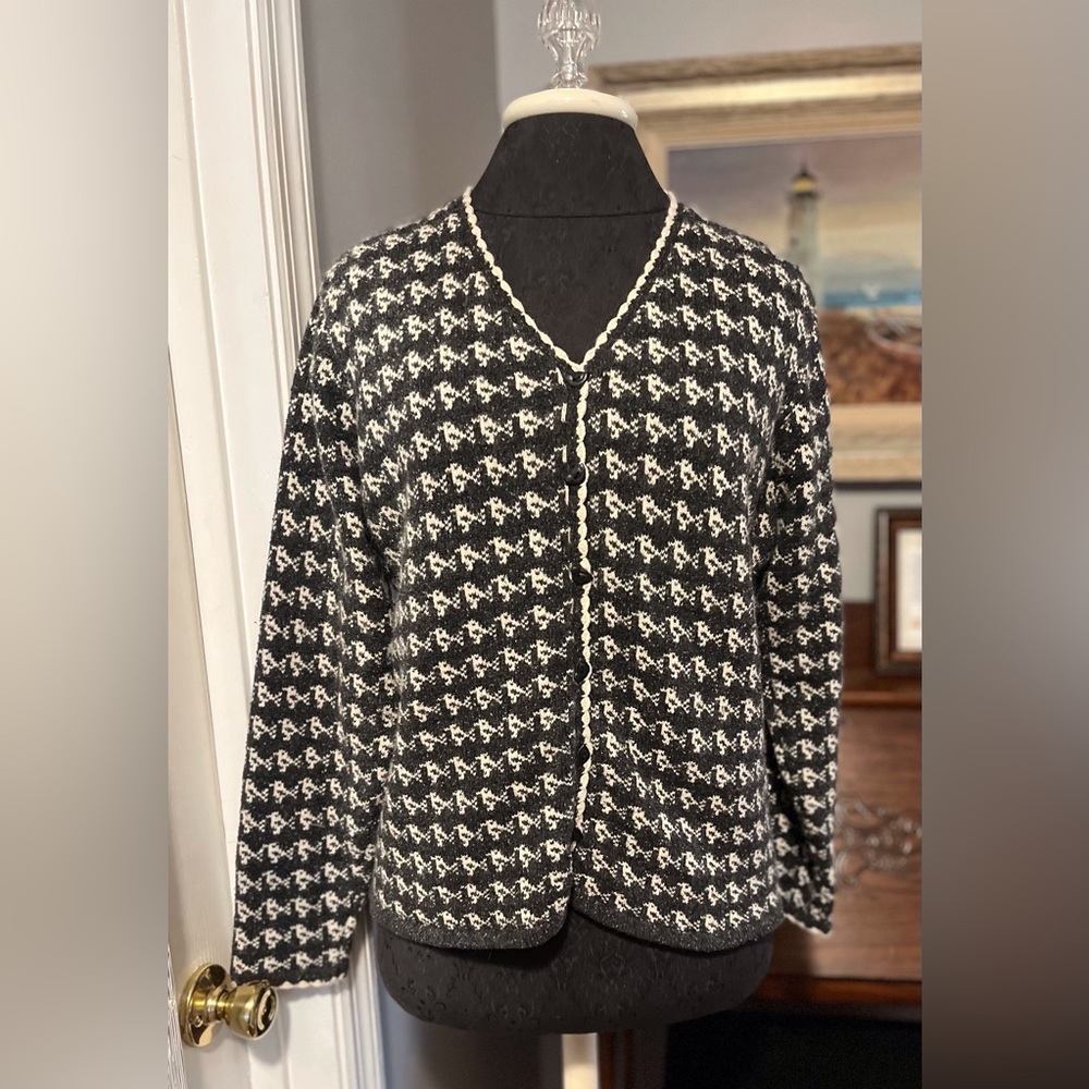 Sigrid Olsen Knitted Sweater Size L - image 1